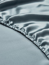 [Grayish Blue] SilkSilky  22Momme Bedding Set 004