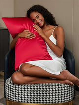[Wine] SilkSilky  22Momme Pure Silk Pillowcase 002