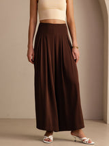 [Coffee] SilkSilky Womens Pants 003