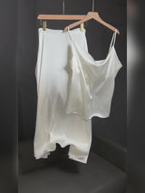 SilkSilky  Spaghetti Strap Cowl Neck Camisole Top video 001